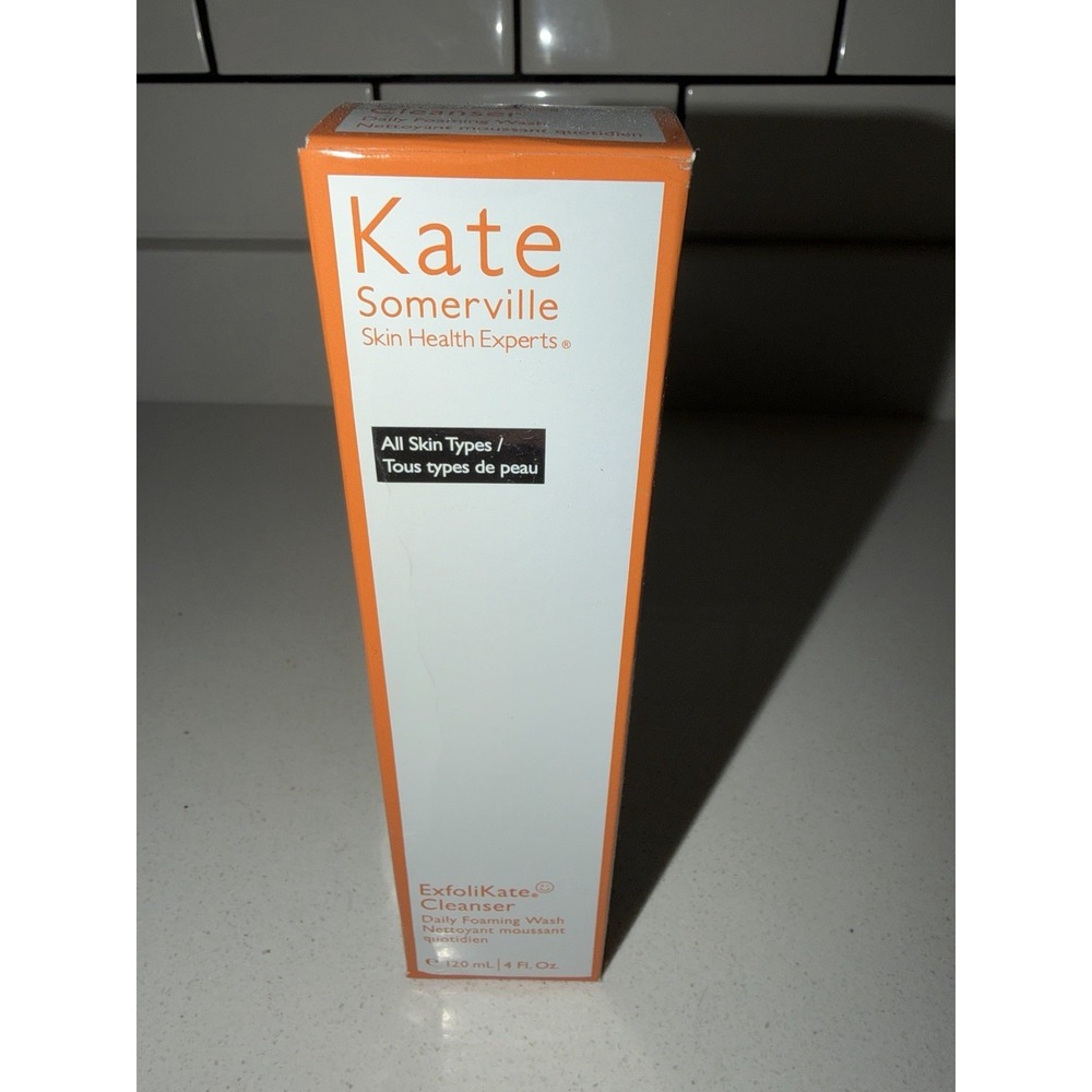 KATE SOMERVILLE ExfoliKate Cleanser Daily Foaming Wash 4oz 120ml Exfoliating Gel